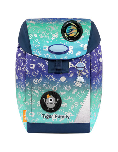 TGEG-021A,Ghiozdan neechipat eggie, motiv space things, go green