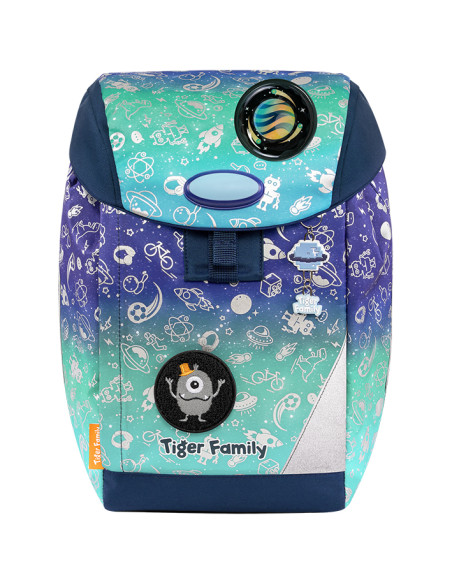 TGEG-021A,Ghiozdan neechipat eggie, motiv space things, go green