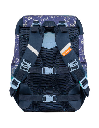 TGEG-021A,Ghiozdan neechipat eggie, motiv space things, go green