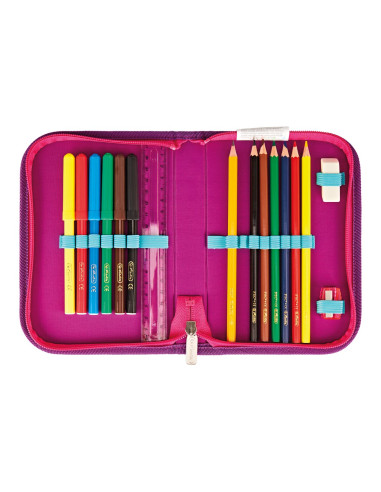 50043699,Ghiozdan echipat loop plus, motiv funky horse