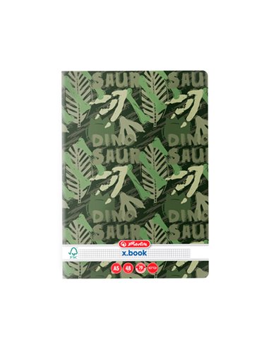 9487530-10,Set 10 Caiete Herlitz A5 48 file, Matematica, Motiv dino mania