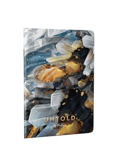 9487610-5,Set 5 Caiete Herlitz, A4, 80 file 70g/mp, dictando, colturi rotunjite, motiv The Magic of Untold 2