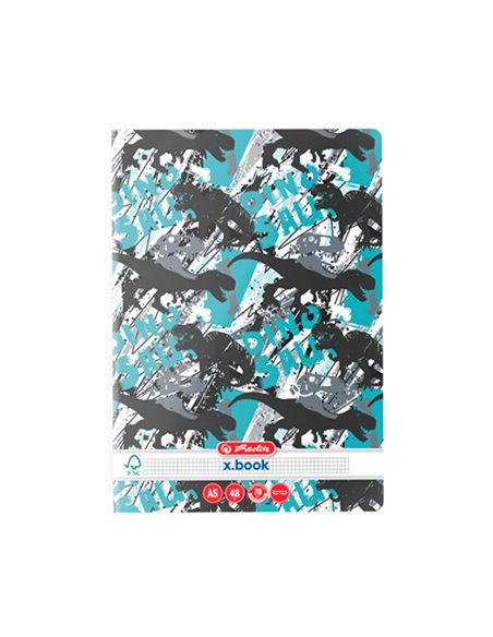 9487530,Caiet A5 48 file matematica, Motiv dino mania