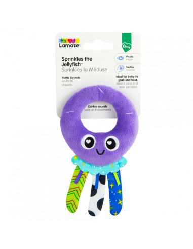 Lamaze-Jucarie zornaitoare, Meduza Sprinkles,T27059 Lamaze-Jucarie zornaitoare, Meduza Sprinkles,T27059