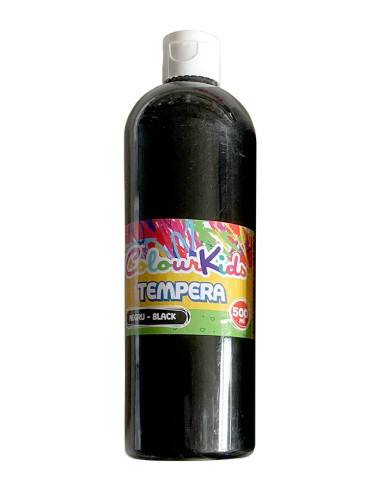 FYCKTT50NE,Tempera 500ml negru colour kids pigna