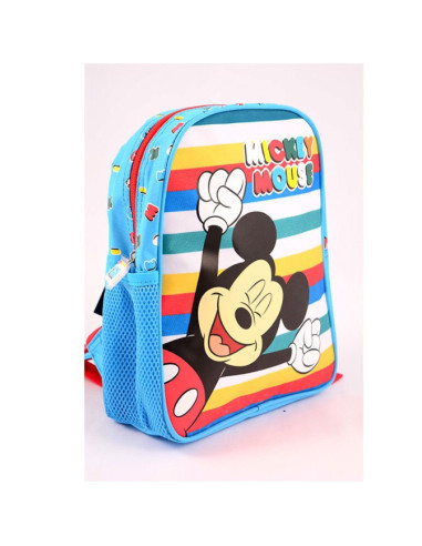 MKRS1828-1,Ghiozdan gradinita mini mickey mouse albastru multicolor pigna