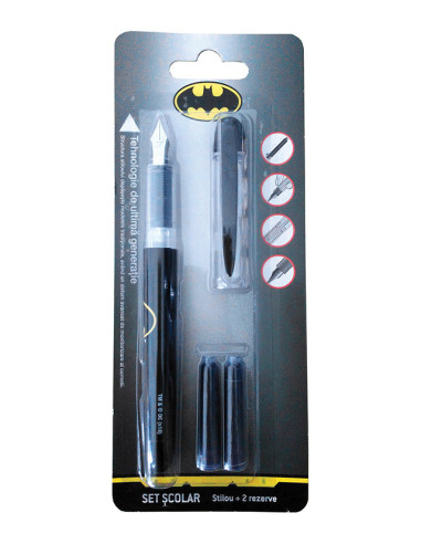 BMBL97,Stilou basic batman +2 rezerve pigna