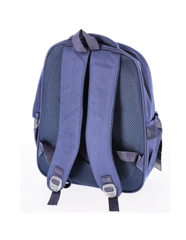 OMRS2106BL,Ghiozdan clasa 0 funtasy bleumarin cu penar 4 fermoare pigna