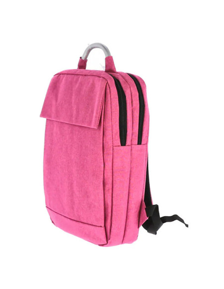 TZRS2242MV,Ghiozdan laptop pink it usb 2 fermoare pigna