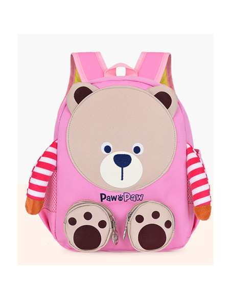 OMRS8871RZ,Ghiozdan gradinita sf ursulet roz fermoar pigna