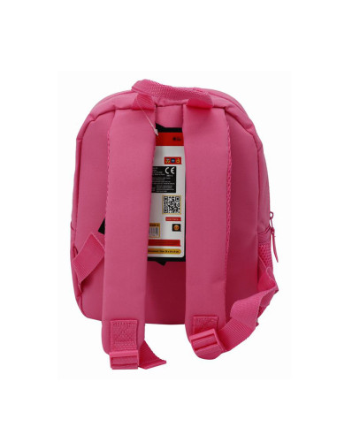 EJRS2328-2,Ghiozdan gradinita emoji classic roz pigna