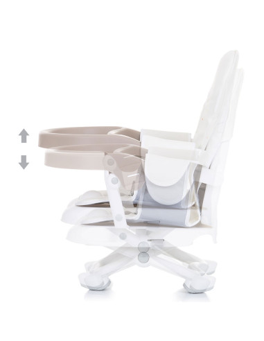 STHBL02302SA,Inaltator scaun de masa Chipolino Lollipop sand
