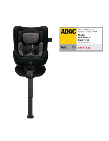 BB-CS14910CVRGL,Nuna - Scaun auto rotativ i-Size TODL next Caviar, 40-105 cm, testat ADAC