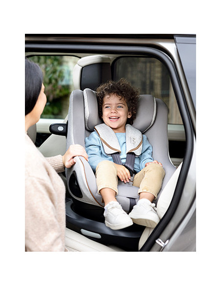 BB-C2104CACBN000,Joie - Scaun auto rotativ i-Size i-Harbour Signature Carbon, 40-105 cm, testat ADAC si certificat R129