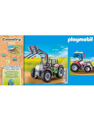 PM71305,PLAYMOBIL - TRACTOR MARE CU ACCESORII PM71305,PLAYMOBIL - TRACTOR MARE CU ACCESORII