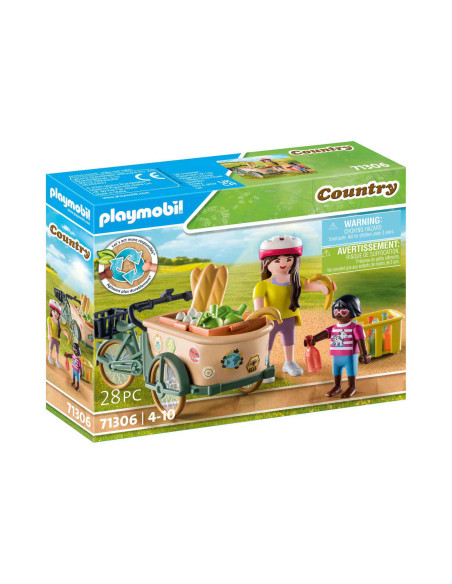 PM71306,PLAYMOBIL - BICICLETA FERMIERILOR CU MARFA