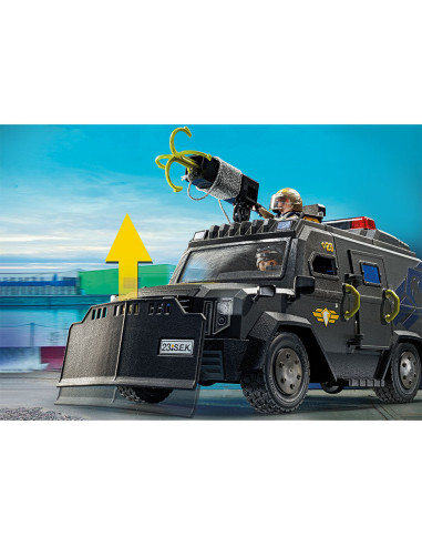 PM71144,PLAYMOBIL - VEHICULUL DE TEREN AL ECHIPEI SWAT PM71144,PLAYMOBIL - VEHICULUL DE TEREN AL ECHIPEI SWAT