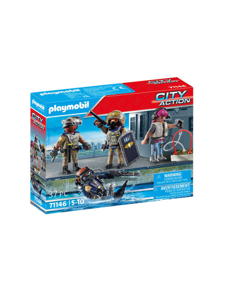 PM71146,PLAYMOBIL - SET FIGURINE ECHIPA SWAT