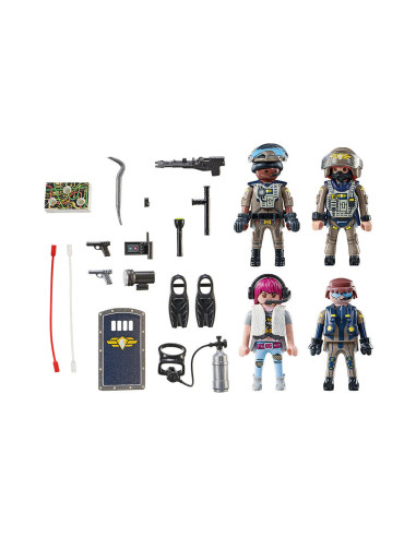 PM71146,PLAYMOBIL - SET FIGURINE ECHIPA SWAT