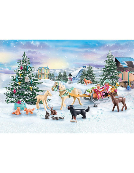 PM71345,PLAYMOBIL - CALENDAR CRACIUN - PLIMBARE CU SANIA