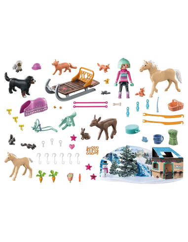 PM71345,PLAYMOBIL - CALENDAR CRACIUN - PLIMBARE CU SANIA