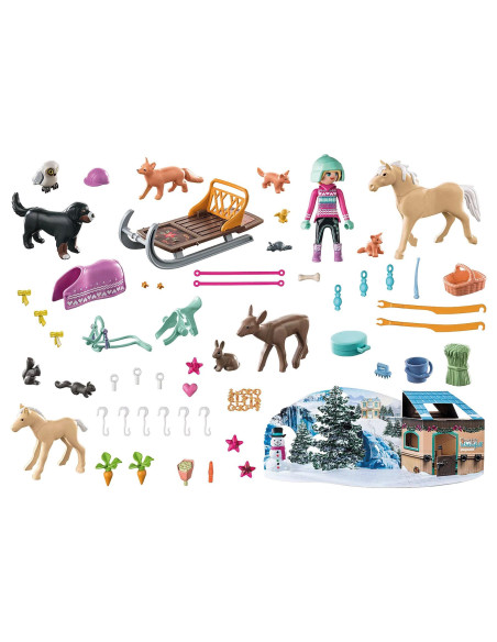 PM71345,PLAYMOBIL - CALENDAR CRACIUN - PLIMBARE CU SANIA