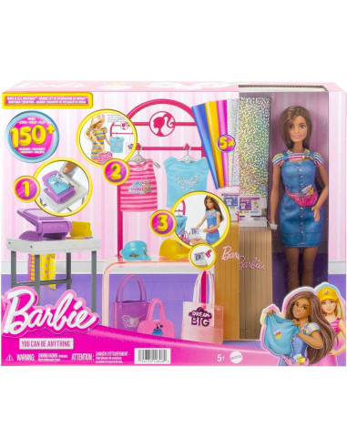 MTHKT78,Barbie Set Barbie Magazinul De Imprimat