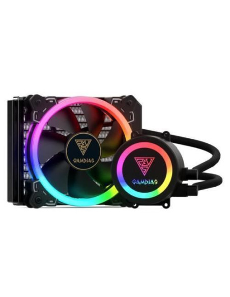 CHIONE-E1A-120R,Cooler procesor cu lichid Gamdias Chione E1A 120R iluminare RGB