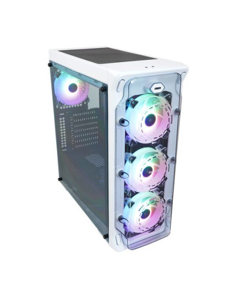 LUX-II-RGB-WH,Carcasa Segotep Lux II RGB alba
