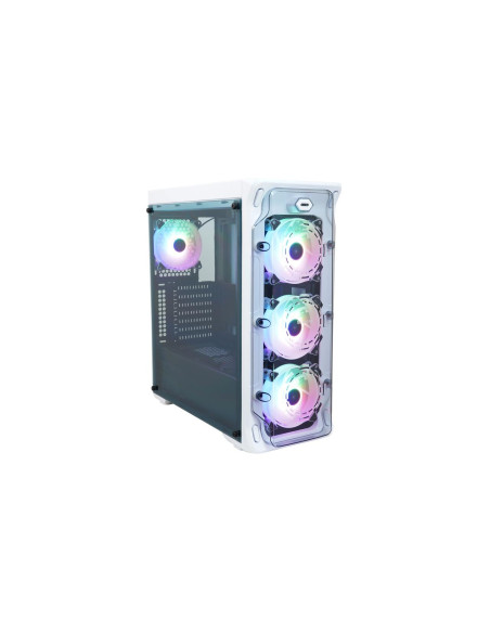 LUX-II-RGB-WH,Carcasa Segotep Lux II RGB alba