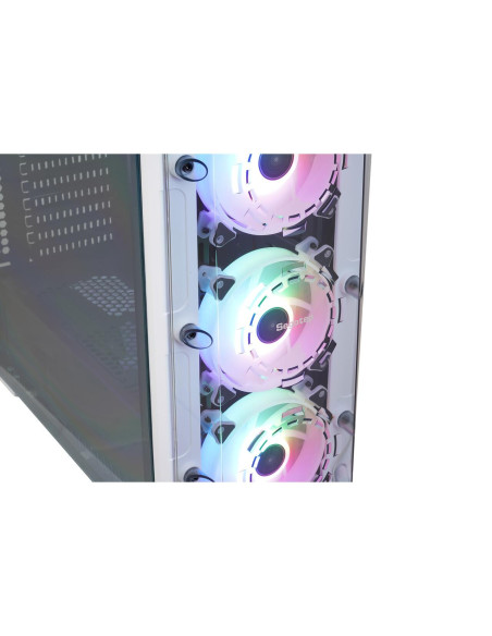 LUX-II-RGB-WH,Carcasa Segotep Lux II RGB alba
