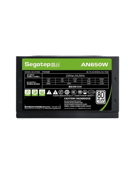 AN650W,Sursa Segotep AN650W 650W