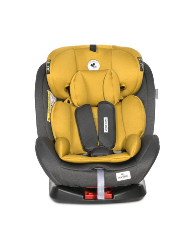 10071742341,Scaun auto, Lynx, Isofix, 0-36 Kg, rotativ 360 grade, Black & Lemon Curry