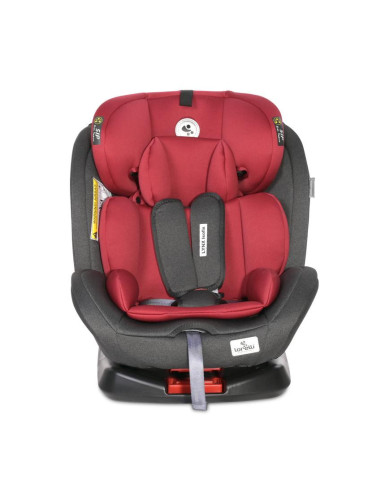 10071742340,Scaun auto, Lynx, Isofix, 0-36 Kg, rotativ 360 grade, Black & Red