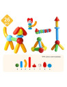 MPO-26,Set de constructie magnetic - STICK (26 piese)
