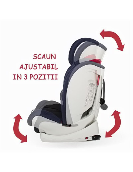 336085830,Scaun auto cu Isofix grupa 9-36 kg COCCOLLE Vela-Fix albastru