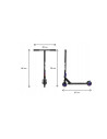 BN-LO-WHIZZ-NEO_BLACK_CARBON,Lionelo - Trotineta Whizz, Pentru Acrobatii, Rulmenti ABEC-9, Sistemul de compresie IHC 9, 20 - 100