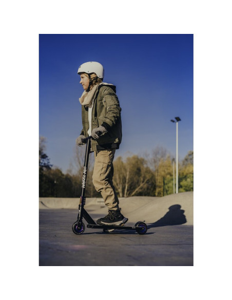 BN-LO-WHIZZ-NEO_BLACK_CARBON,Lionelo - Trotineta Whizz, Pentru Acrobatii, Rulmenti ABEC-9, Sistemul de compresie IHC 9, 20 - 100