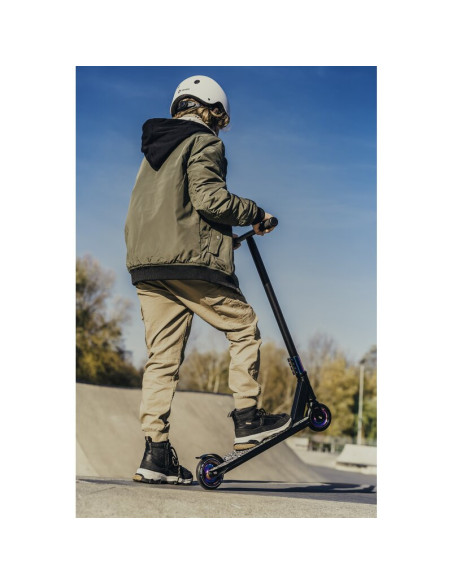 BN-LO-WHIZZ-NEO_BLACK_CARBON,Lionelo - Trotineta Whizz, Pentru Acrobatii, Rulmenti ABEC-9, Sistemul de compresie IHC 9, 20 - 100