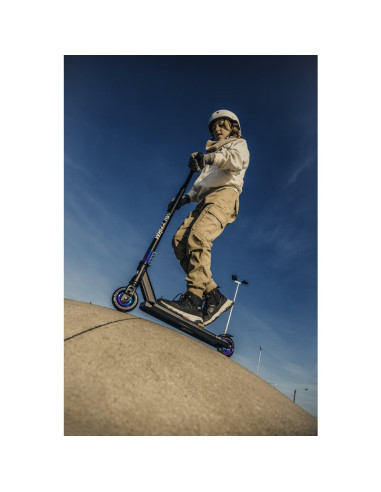 BN-LO-WHIZZ-NEO_BLACK_CARBON,Lionelo - Trotineta Whizz, Pentru Acrobatii, Rulmenti ABEC-9, Sistemul de compresie IHC 9, 20 - 100