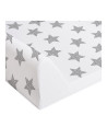 BN-W-203-094-522,Ceba Baby - Saltea de infasat, Cu Intaritura, 70x50 cm, Grey Stars