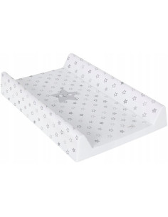 BN-W-203-066-260,Ceba Baby - Saltea de infasat, Cu Intaritura, 70x50 cm, Happy Stars Grey 2