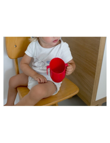 BN-CUP-101,Doidy - Cana inclinata cu manere, 200 ml, Fara bisfenol-A, ftalati si PVC, 3 luni+, Conform standardului european de 