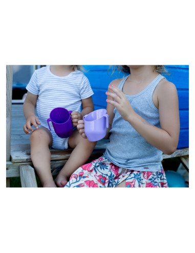 BN-CUP-104,Doidy - Cana inclinata cu manere, 200 ml, Fara bisfenol-A, ftalati si PVC, 3 luni+, Conform standardului european de 