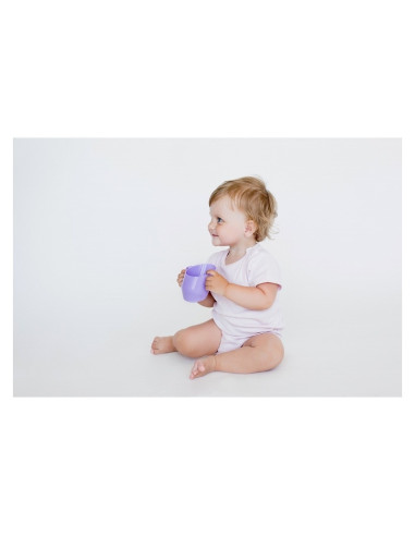 BN-CUP-105,Doidy - Cana inclinata cu manere, 200 ml, Fara bisfenol-A, ftalati si PVC, 3 luni+, Conform standardului european de 
