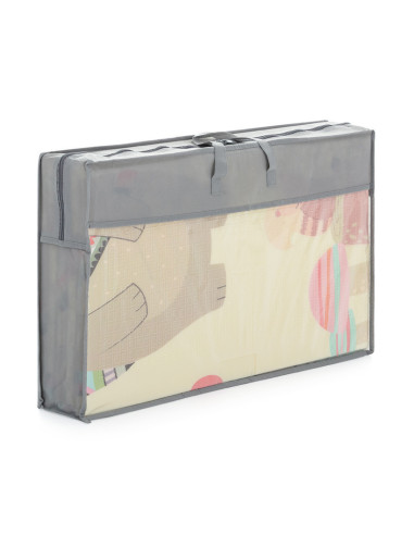 BN-435070,Petite&Mars - Covoras de joaca reversibil, Include geanta pentru transport, Pliabil si impermeabil, Non-toxic, 197 x 1