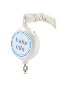 BN-49413,Carusel muzical pentru patut, Cu 5 jucarii din plus, Bears and rabbits, Baby Mix 2