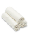 BN-49148,Set 3 scutece multifunctionale, Din Bambus, 70x80 cm, New Baby, White