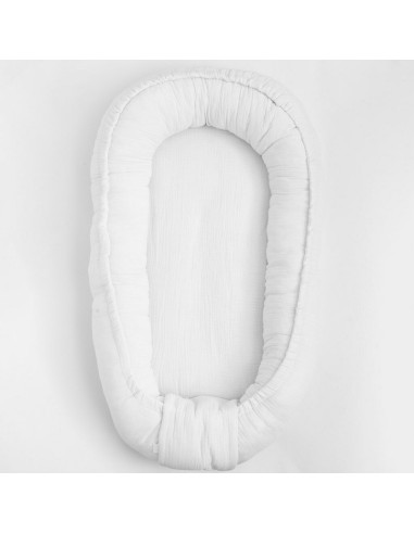BN-52099,Cosulet bebelus pentru dormit, Baby Nest 80 x 50 cm, Din muselina, Din materiale certificate Oeko Tex Standard 100, New