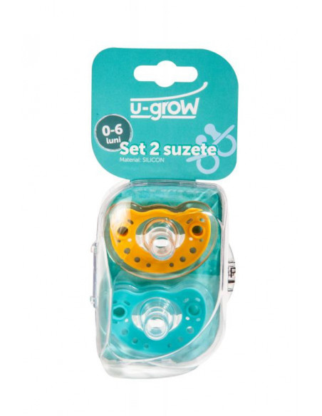 Set 2 Suzete Silicon 0-6 Luni,U1201-SU06